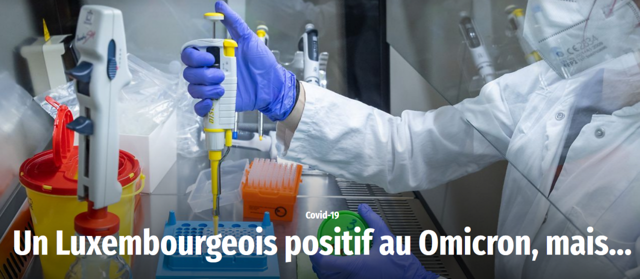 Wort – Un Luxembourgeois positif au Omicron, mais…
