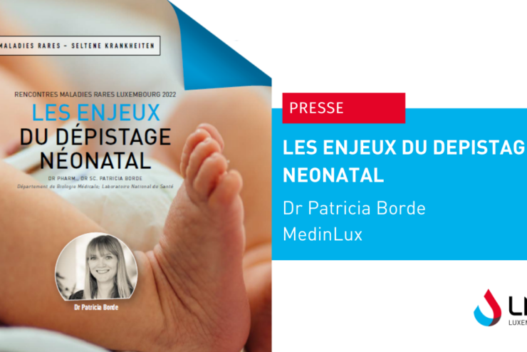 Les enjeux du dépistage néonatal par le  Dr Patricia Borde du LNS